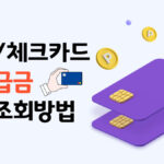 신용/체크 카드포인트 미환급금 통합조회방법, 계좌현금입금 받는법 10